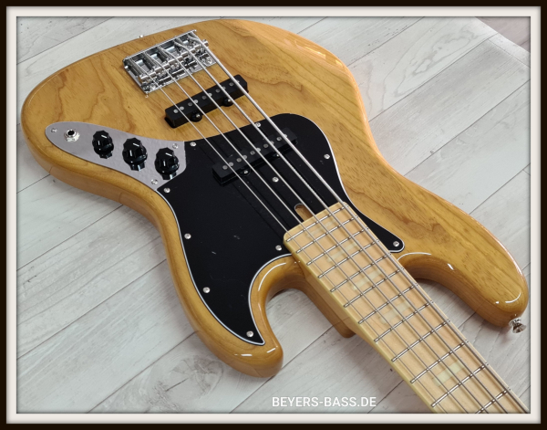 Preview: FGN Neo Classic JB-100 5-String, Vintage Natural